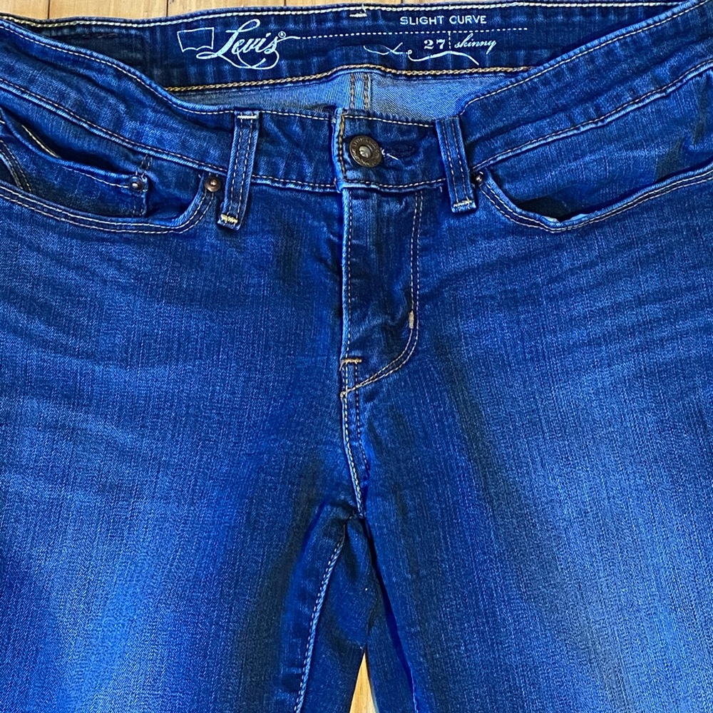 Women’s Levi's Denim Slight Curve Jeans Size 27 - Picture 8 of 11